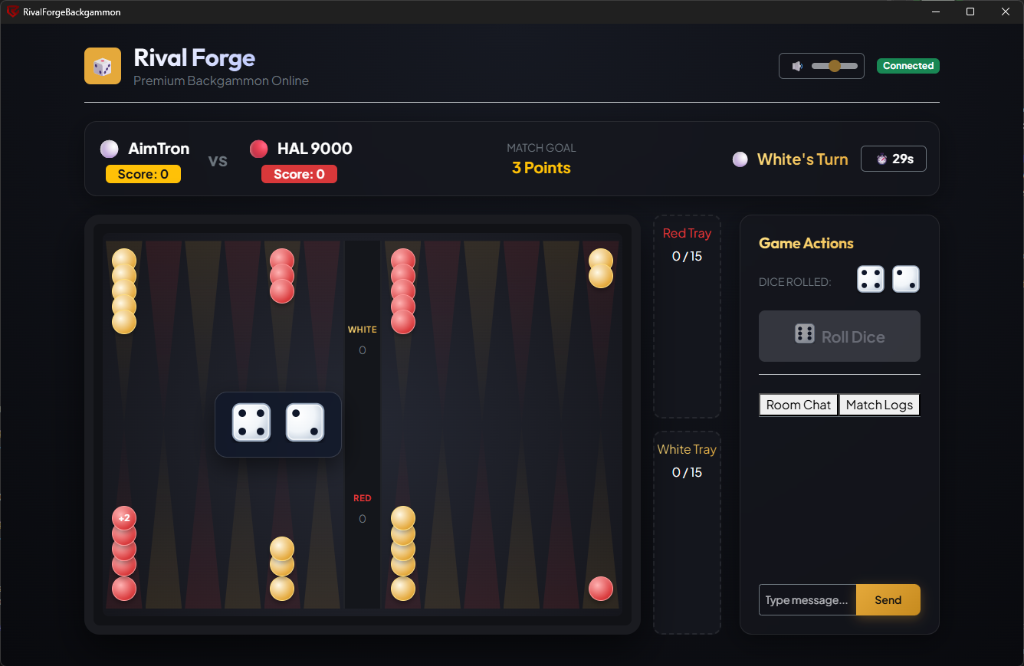 RivalForge Backgammon Client